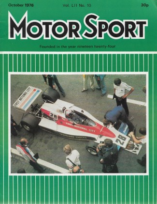 MOTOR SPORT 1976 OCT - BETA HPE & COUPE, PRODSPORTS TVRs, DUTCH GP